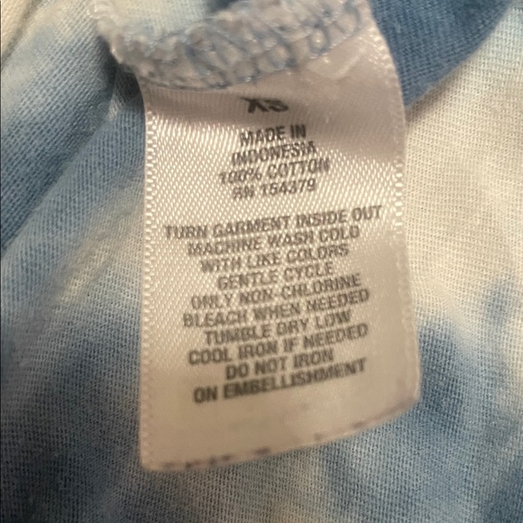 Aeropostale Tie-Dye Blue Tee - Picture 2 of 5